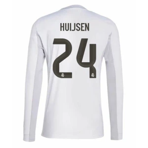 Real Madrid Huijsen #24 Fußballtrikot 2025-26 Heimtrikot Herren Langarm