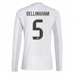 Real Madrid Jude Bellingham #5 Fußballtrikot 2025-26 Heimtrikot Herren Langarm