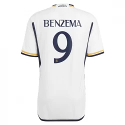 Real Madrid Karim Benzema #9 Fußballtrikots 2023-24 Heimtrikot Herren