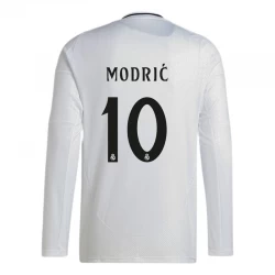 Real Madrid Luka Modrić #10 Fußballtrikot 2024-25 Heimtrikot Herren Langarm