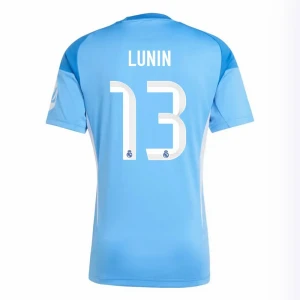 Real Madrid Lunin #13 Fußballtrikot 2025-26 Torwart Heimtrikot Herren