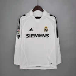 Real Madrid Retro Trikot 2005-06 Heim Herren Langarm
