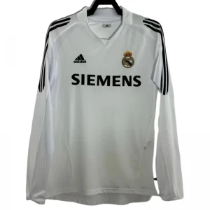 Real Madrid Retro Trikot 2005-06 Heim Herren Langarm