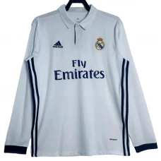 Real Madrid Retro Trikot 2016-17 Heim Herren Langarm