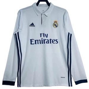 Real Madrid Retro Trikot 2016-17 Heim Herren Langarm