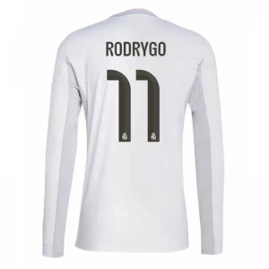 Real Madrid Rodrygo #11 Fußballtrikot 2025-26 Heimtrikot Herren Langarm