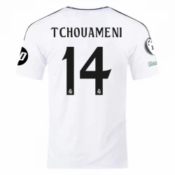 Real Madrid Tchouameni #14 Fußballtrikot 2024-25 UCL Heimtrikot Herren