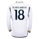 Real Madrid Tchouameni #18 Fußballtrikots 2023-24 Heimtrikot Herren Langarm