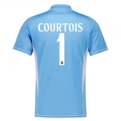 Real Madrid Thibaut Courtois #1 Fußballtrikot 2024-25 Torwart Heimtrikot Herren