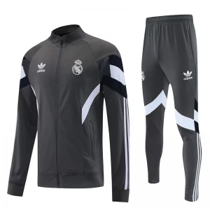 Real Madrid Trainingsanzüge Jacke 2025-26 Grau