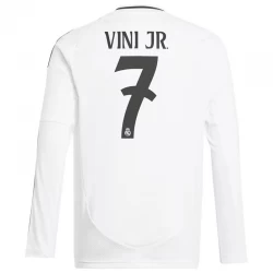 Real Madrid Vinicius Junior #7 Fußballtrikot 2024-25 Heimtrikot Herren Langarm