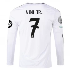 Real Madrid Vinicius Junior #7 Fußballtrikot 2024-25 HP Heimtrikot Herren Langarm