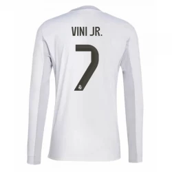 Real Madrid Vinicius Junior #7 Fußballtrikot 2025-26 Heimtrikot Herren Langarm