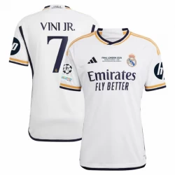 Real Madrid Vinicius Junior #7 Fußballtrikots 2023-24 Final London HP Heimtrikot Herren