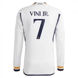 Real Madrid Vinicius Junior #7 Fußballtrikots 2023-24 Heimtrikot Herren Langarm