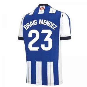 Real Sociedad Brais Mendez #23 Fußballtrikot 2025-26 Heimtrikot Herren
