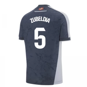 Real Sociedad Fußballtrikot 2025-26 Zubeldia #5 Auswärtstrikot Herren