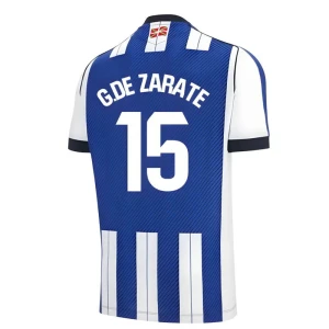 Real Sociedad G. De Zarate #15 Fußballtrikot 2025-26 Heimtrikot Herren