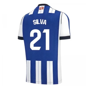 Real Sociedad Silva #21 Fußballtrikot 2025-26 Heimtrikot Herren