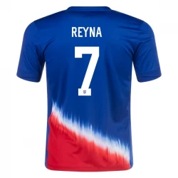 Reyna #7 USA Fußballtrikots Copa America 2024 Auswärtstrikot Herren