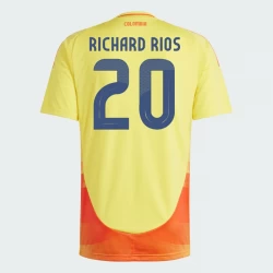 Richard Rios #20 Kolumbien Fußballtrikots Copa America 2024 Heimtrikot Herren