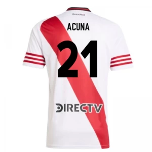 River Plate Acuna #21 Fußballtrikot 2025-26 Heimtrikot Herren