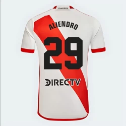 River Plate Aliendro #29 Fußballtrikots 2023-24 Heimtrikot Herren