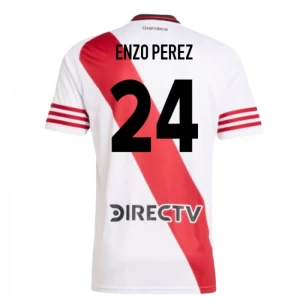 River Plate Enzo Perez #24 Fußballtrikot 2025-26 Heimtrikot Herren