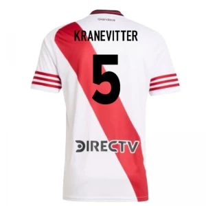 River Plate Kranevitter #5 Fußballtrikot 2025-26 Heimtrikot Herren