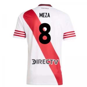 River Plate Meza #8 Fußballtrikot 2025-26 Heimtrikot Herren