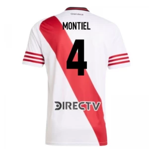 River Plate Montiel #4 Fußballtrikot 2025-26 Heimtrikot Herren