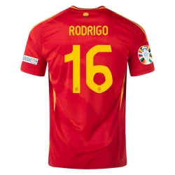 Rodrigo #16 Spanien Fußballtrikots EM 2024 Heimtrikot Herren
