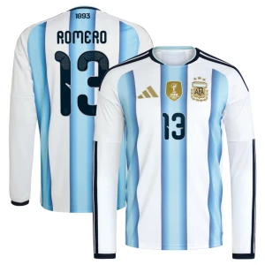Romero #13 Argentinien Fußballtrikot WM 2026 Heimtrikot Herren Langarm
