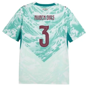 Ruben #3 Portugal Fußballtrikot WM 2026 Auswärtstrikot Herren