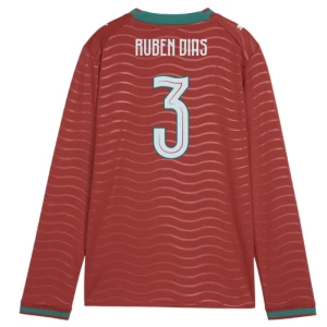 Ruben #3 Portugal Fußballtrikot WM 2026 Heimtrikot Herren Langarm
