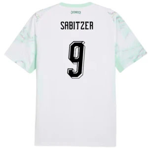 Sabitzer #9 Österreich Fußballtrikot WM 2026 Auswärtstrikot Herren