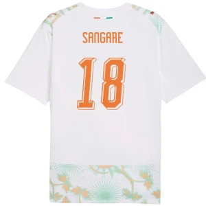 Sangare #18 Elfenbeinküste Fußballtrikot WM 2026 Auswärtstrikot Herren