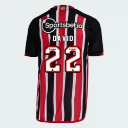 São Paulo FC Fußballtrikots 2023-24 David #22 Auswärtstrikot Herren