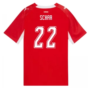 Schar #22 Schweiz Fußballtrikot WM 2026 Heimtrikot Herren