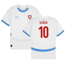 Schick #10 Tschechien Fußballtrikot EM 2024 Auswärtstrikot Herren