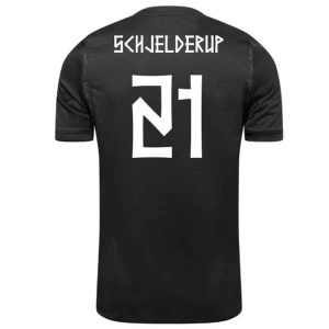 Schjelderup #21 Norwegen Fußballtrikot WM 2026 Auswärtstrikot Herren
