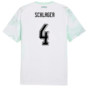 Schlager #4 Österreich Fußballtrikot WM 2026 Auswärtstrikot Herren