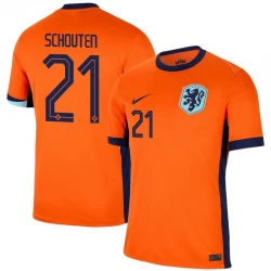 Schouten #21 Niederlande Fußballtrikot EM 2024 Heimtrikot Herren