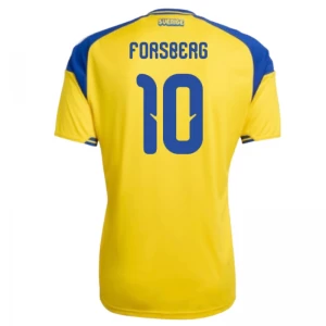 Schweden Forsberg #10 Fußballtrikot 2026 Heimtrikot Herren