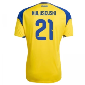 Schweden Kulusevski #21 Fußballtrikot 2026 Heimtrikot Herren