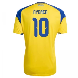 Schweden Nygren #10 Fußballtrikot 2026 Heimtrikot Herren