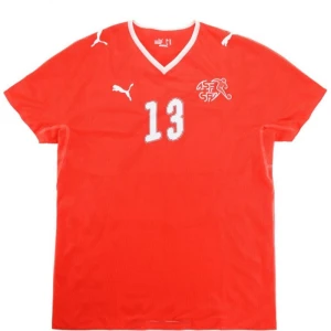 Schweiz 2008 EM Heimtrikot