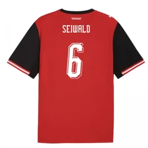 Seiwald #6 Österreich Fußballtrikot WM 2026 Heimtrikot Herren