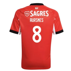 SL Benfica Aursnes #8 Fußballtrikot 2025-26 Heimtrikot Herren