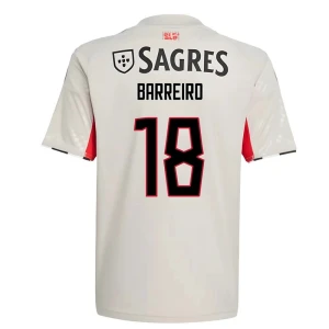 SL Benfica Fußballtrikot 2025-26 Barreiro #18 Auswärtstrikot Herren